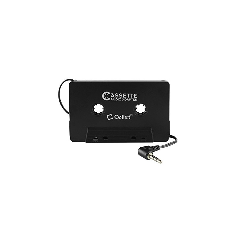 Car Audio Cassette to Auxilary Adapter, 3.5 MM Audio Auxilary