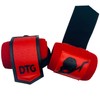 Defy The Gods Weightlifting Wrist Wraps (Red x Black)