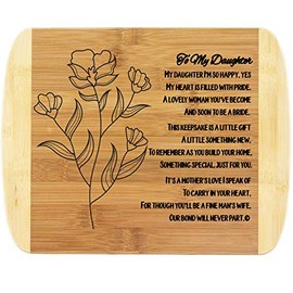 Wedding Collectibles Cutting Boards (Mother to Bride-to-Be Engraved Cutting Board Wedding Gift)