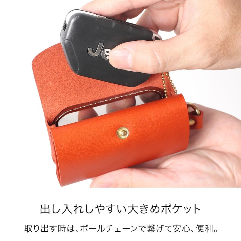 [HUKURO] Smart Key Case [L]-with- Key Case with Clear Window,