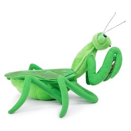 FRANKIEZHOU Simulation Green Chinese Mantis Plush,Mantis Stuffed Animal, Plush Toy,Soft Toy,Stuffed Toy,Cuddly Toys,Gifts for Kids,12 Inches Long