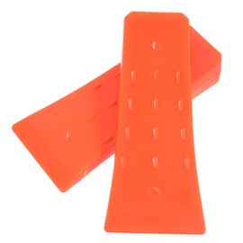 GANAZONO 6-Inch Plastic Felling Wedges for Tree Cutting 2-Pack Logging Tool Spiked Design for Enhanced Stability and Precision in Woodcutting