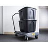 Plastic Platform Folding Cart, 400 lb. Cap., 31"x20" Platform, Versatile