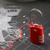 UP Security TSA Locks for Luggage, Small Padlock Combination with