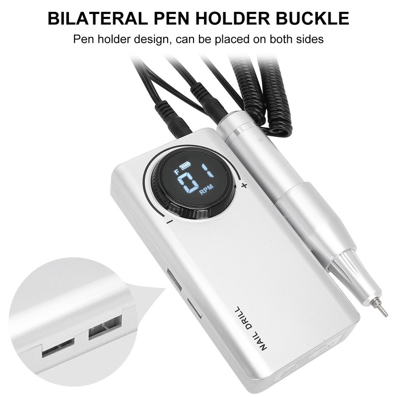 35000RPM Rechargeable Electric Nail Drill Pen Machine Portable Nail Grinding