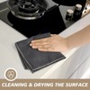 SINLAND Microfibre Cloth Dish Cloth Waffle Towels Dish Cloth Reusable