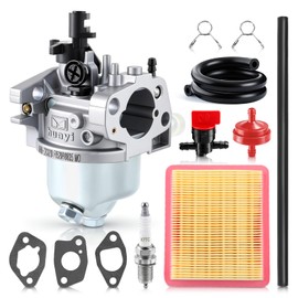 HUAYI 69731 Carburetor Fit for Harbor Freight Predator 173cc 5.5HP Engine for PowerSmart 170cc DB2321SR Lawn Mower RV170 RV170-S Push Mower Engine Carb with Spark Plug Air Filter