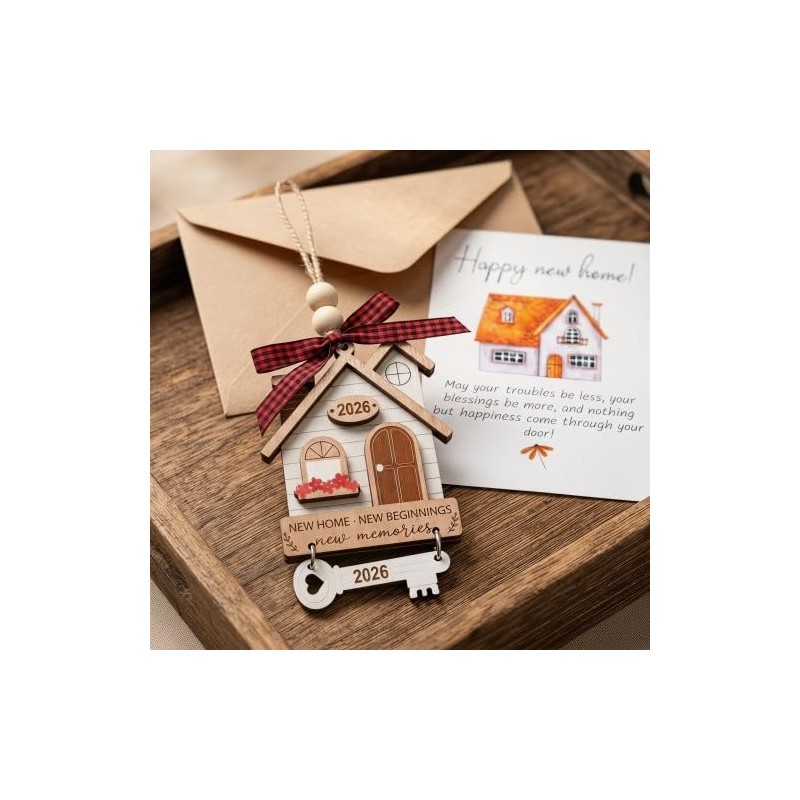 Merzio New Home Ornament Gifts 2026, Housewarming Gifts for New