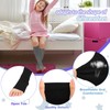 Shinymoon 4 Pairs Kids Open Toe Compression Socks 15-20 Mmhg