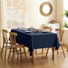 Veblandy Textured Tablecloth Rectangle Waterproof Table Cloth, Washable Table Cover