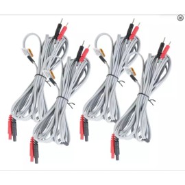 Compass Health 110" Lead Wires for InTENSity & Richmar TheraTouch EX4/CX4/CX2 Professional 4-pk