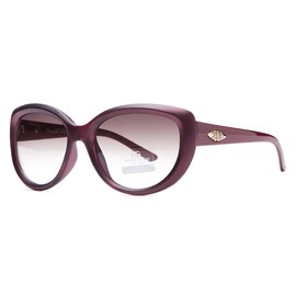 Anais Gvani by Dasein Women Sunglasses Summmer Sunglasses Fashion Design Smooth Round Sunglasses (U020 Plum)