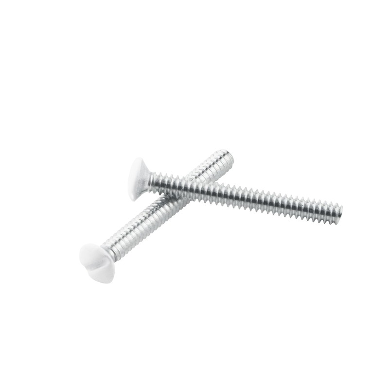 SBRRAIL 1.2 Inch Long 6-32 Thread Wall Plate Screws for