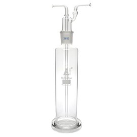 EISCO Drechsel Bottle for Gas Washing, 500ml, Interchangeable Joint Head 29/32, Borosilicate 3.3 Glass Labs