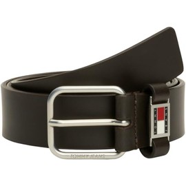 Tommy Jeans Scanton 3.5cm Leather Belt, Brown (Dark Brown), 43,3 inches
