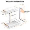 REALINN Under Sink Organizer, Height Adjustable Under Sink Organizers and