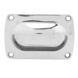 Flush Pull Handle Marine Grade Stainless Steel Mirror Polishing Recessed Hatch Handle for Boat Ship Yacht