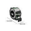 Fluorescent Tape Measure 5M/16ft Stainless Steel Self Lock Measuring Reel