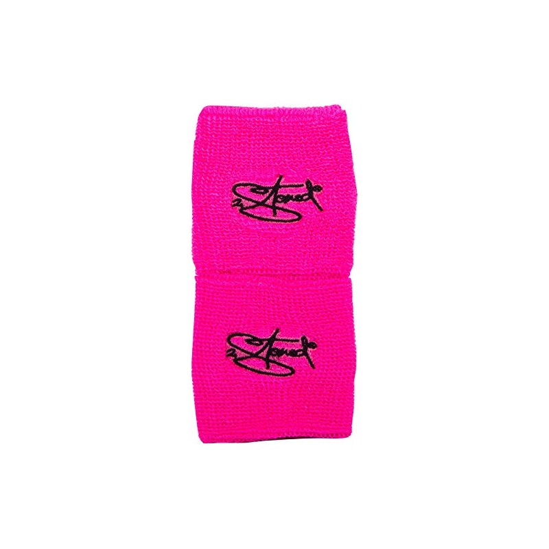 2Stoned Original Sweatbands 8 cm Neon Pink with Stick in