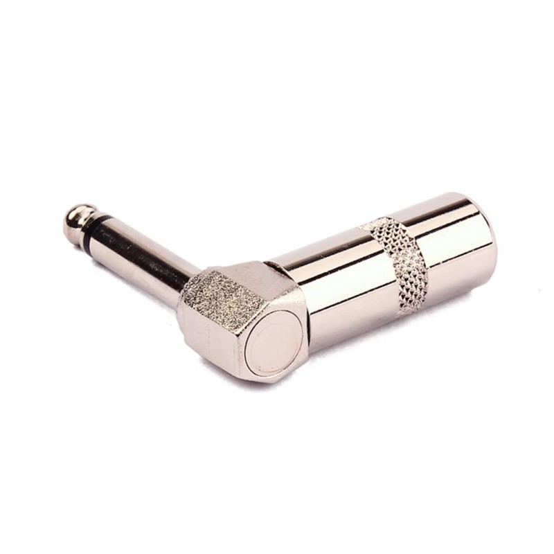 CORHAD Right Angle Mono Phone Plug Connector Guitar Cable Adapter