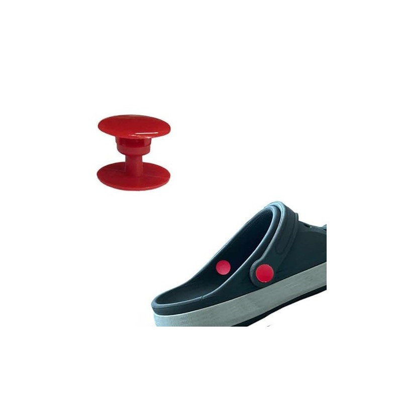 6 Sets Replacement Rivets Button Strap Compatible for Clog Shoe