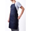 KPD Denim Apron with Pockets for Man and Woman, Blue