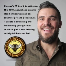Acondicionador De Barba Con Cera De Abeja: Cuidado Refrescan