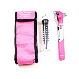 New Mini Otoscope Fiber Optic Medical Diagnostic Examination Plus 1 Replacement Bulb Cynamed