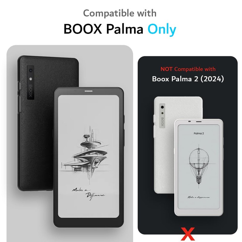 TUDIA SKN FLIP Designed for Onyx Boox Palma Case -
