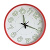 Round Wall Clock, Easy To Read Silent Movement Luminous Wall