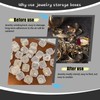Sgphrzlt 80 PCS Small Clear Jewelry Containers, Mini Transparent Plastic