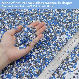 908g/2Lb Epoxy Flakes, Blend Decorative Color Chips for Concrete Coatings, Garage Epoxy Kit, Wall Interior and Exterior House Paint