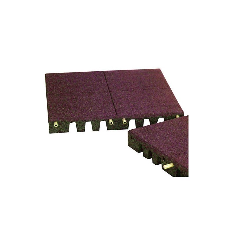 KIDWISE PlayFall Playground Safety Surfacing Terra Cotta - 2' x