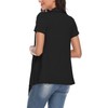 Exchic Women's Open Front Cardigan Irregular Hem Short Sleeve Outfits