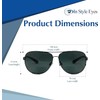 In Style Eyes C Moore Bifocal Sunglasses - Metal Frame