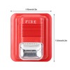 DC12V/24V Sound and Light Fire Protection Alarm Warning Strobe Siren