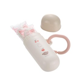 Richell Miffy & Boris Baby Cracker Case (Tube Type), Easy to Install on Bag, Includes Hook, Protective, Unbreakable, Easy to Carry and Dishwasher Safe