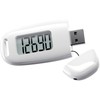 3D Pedometer for Walking, Simple Walking Step Counter with Removable