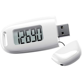 3D Pedometer for Walking, Simple Walking Step Counter with Removable Clip and Strap, USB Rechargeable Step Tracker with Backlight, Accurate Step Counter for Men Women Kids Seniors - Color: black