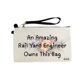 Gifts or Presents for Rail Yard Engineers, an Amazing Rail Yard Engineer Owns This Bag, Cosmetic Bags, Pencil Case - cb920