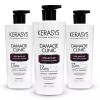 Aekyung 애경 케라시스 데미지 클리닉 단백질 손상 모발 케어 샴푸 600ml 3개 Aekyung Kerasis Damage Clinic Protein Damage Hair Care Shampoo 600ml 3pcs