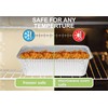 120 Pcs- Aluminum Foil Trays Containers with Paper Lids No.