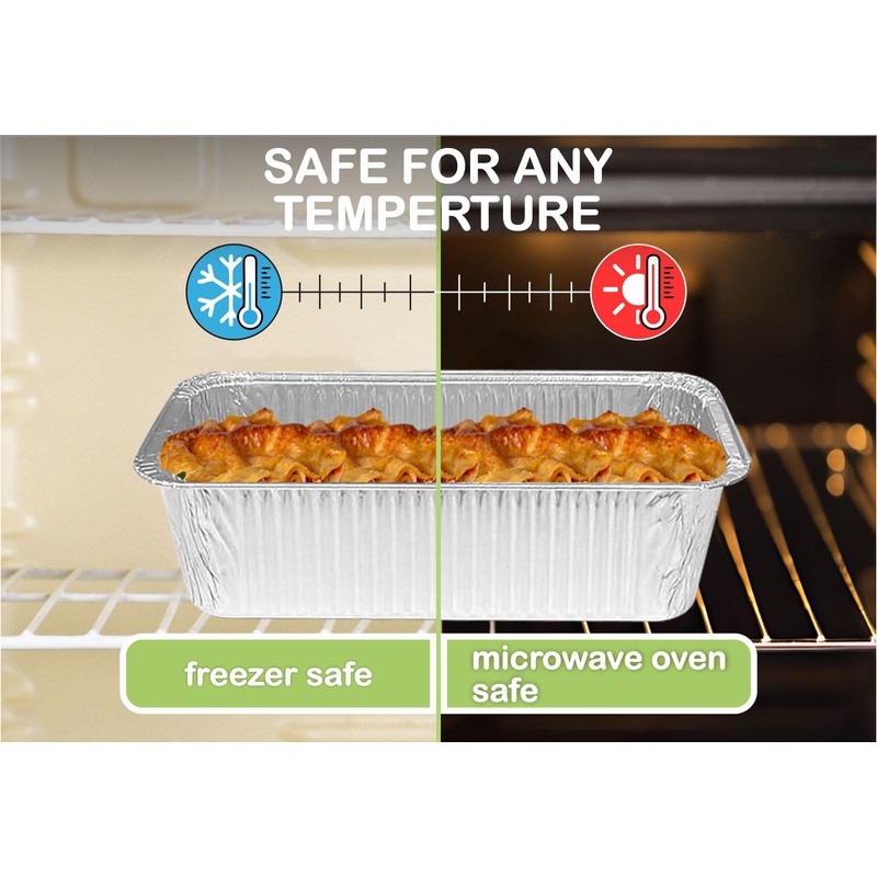 120 Pcs- Aluminum Foil Trays Containers with Paper Lids No.