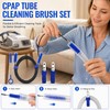 CPAP' Hose Cleaning Kit with 6.5ft Flexible Brush, Soft Mask