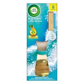 Air Wick Aromatizante Reeds, Brisa de Mar y Flor de Loto, difusor con aromatizante de 42 ml