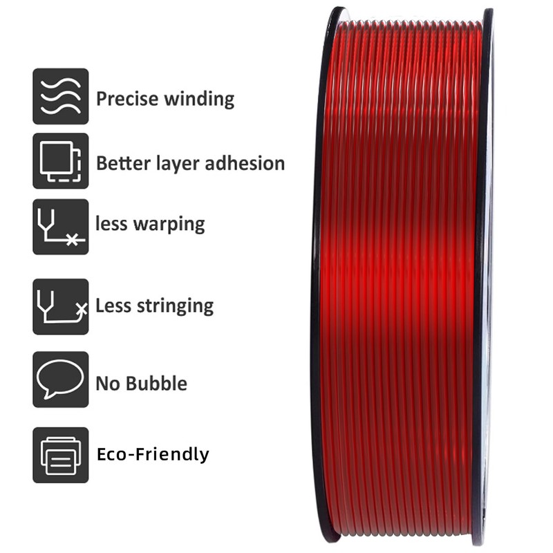 Geeetech TPU Filament 1.75mm, 1KG (2.2lbs) Spool – 95A Flexible