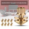8 Pcs Copper Speaker Suspension Spikes Isolation Stands Foot Base