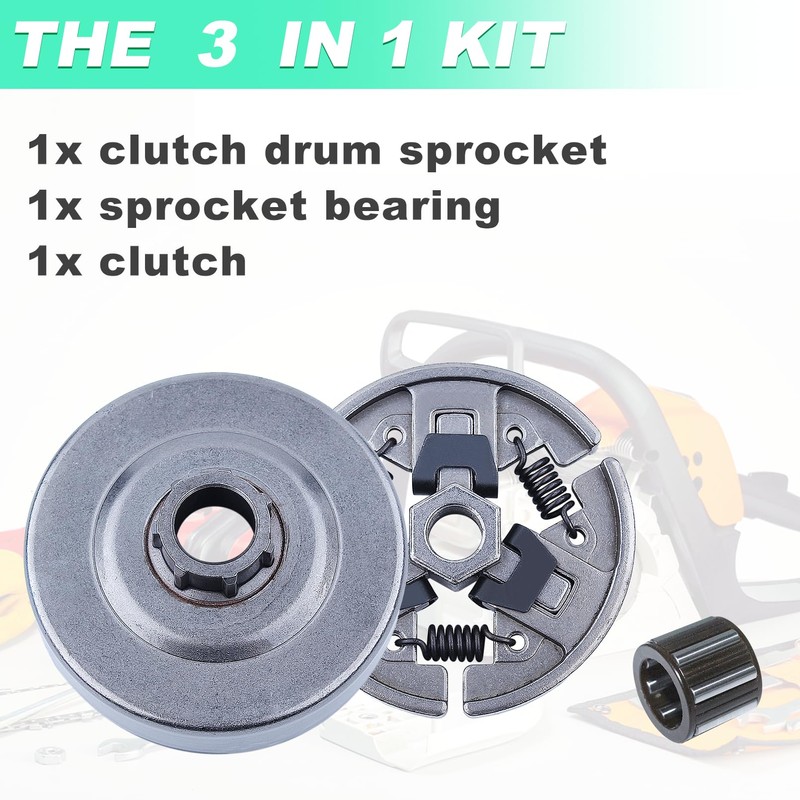 Adefol 3/8" 7T Sprocket Clutch Drum Bearing Kit for Stihl