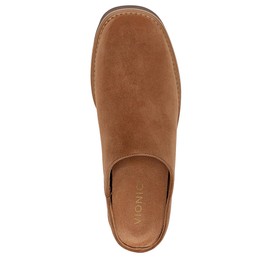 Vionic Women's Fairfax Mule, Hazelnut Brown Waxed Suede, 9.5