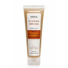 GEL EXFOLIANTE CORPO-FACIAL NUEZ, MANZANILLA Y MELOCOTÓN 120ML/4.05 fl oz.